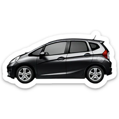 2013 black honda jazz sticker
