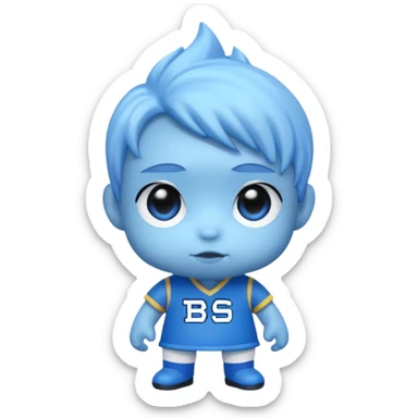 A mini luminous, a cute one and has a jersey the reads BS1 sticker