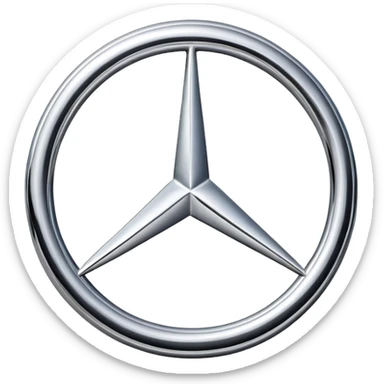 Логотип mercedes-benz sticker