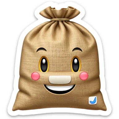 Grain sack sticker
