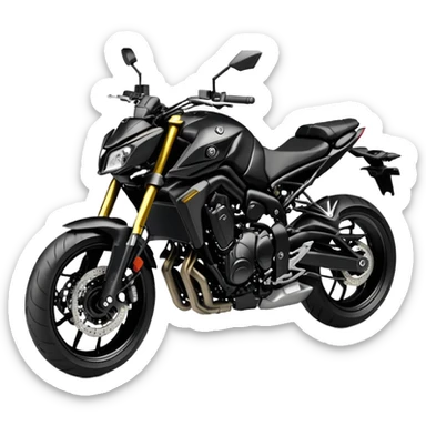 Yamaha MT09 motorcycle sticker