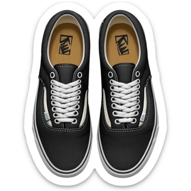 Vans shoes black sticker
