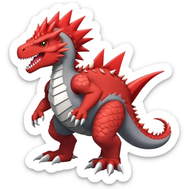 Tyrantrum-Tyrunt-hybrid (full body) sticker