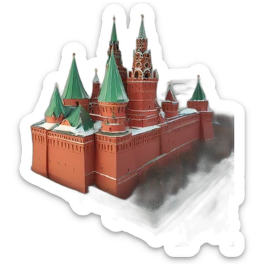Moscow kremlin sticker