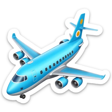 emoji de viaje, algo como un avion dandole la vuelta al mundo sticker