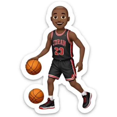 Un Jordan la marca sticker