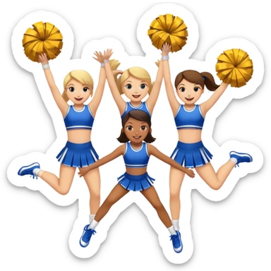 Cheer stunt sticker