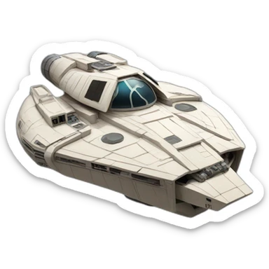A star wars spaceship sticker