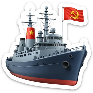 generate a very realistic Soviet Navy sticker