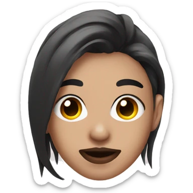 silver septum piercing sticker