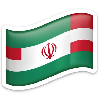Iran flag but no sign sticker
