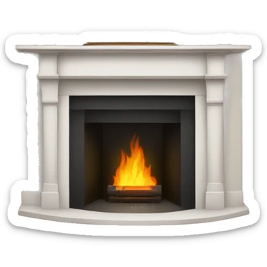 fireplace mantle sticker