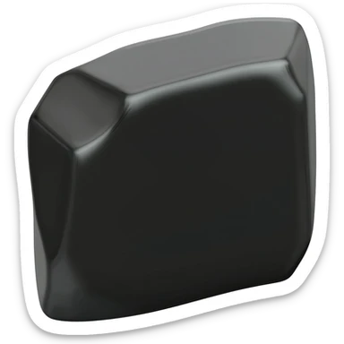 a block of Obsidian sticker