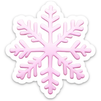Pink January emoji sticker