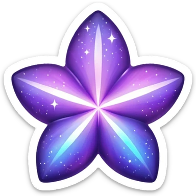 Etoile violette sticker