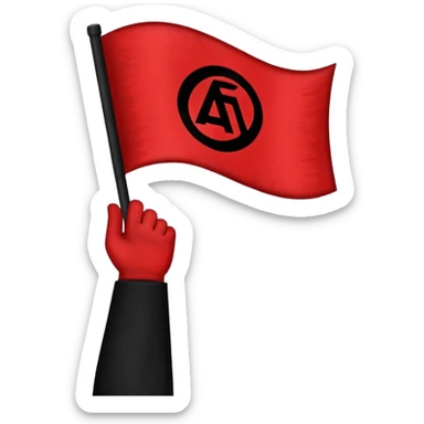 drapeau antifa sticker