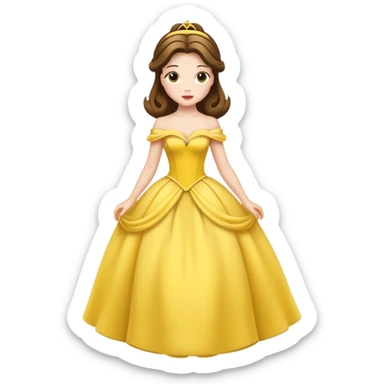 Belle from Disney sticker