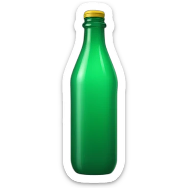 bottle-green-inclined-45degree sticker