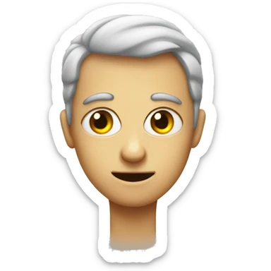 three separate eyes sticker