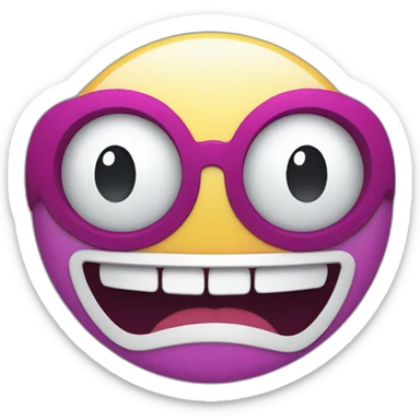 Winking discord logo sticker