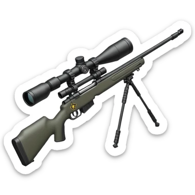 Sniper rifle sticker