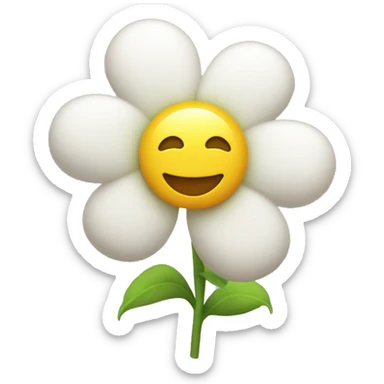 flower witn cloud sticker