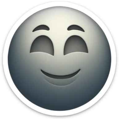 Un quart de lune sticker