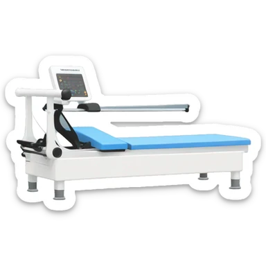 Pilates reformer machine sticker