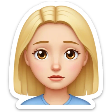 cute sad teary sticker