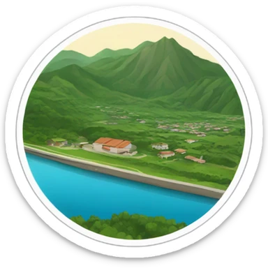 Represa san francisco Colombia sticker