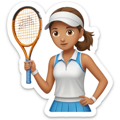 Tennis girl  sticker