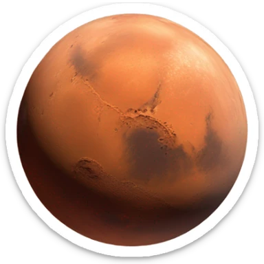 Mars sticker