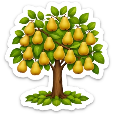 Pear Tree sticker