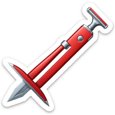 red razor sticker