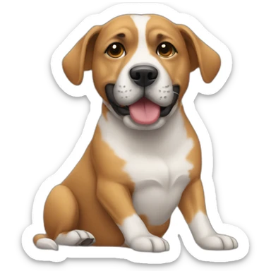 Dogs must wear a muzzle on public sticker