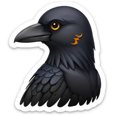 crow sticker
