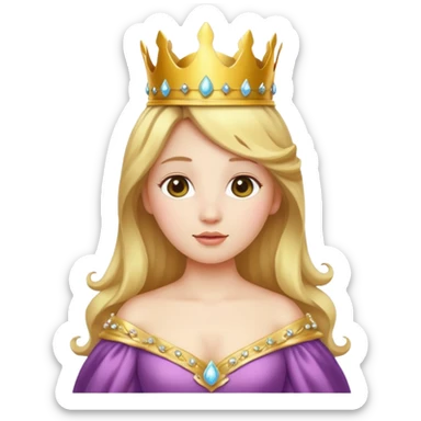 Princess potato sticker