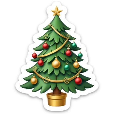 arbol de navidad sticker