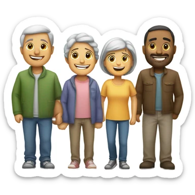 Buenas noches familia sticker