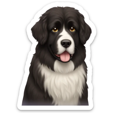 Newfoundland dog sticker