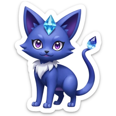 Sableye-Meowstic-Purloin-hybrid-fusion (full body) sticker