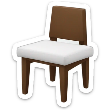 white togo chair sticker