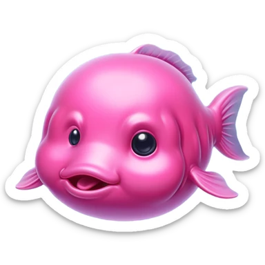 Blob fish sticker