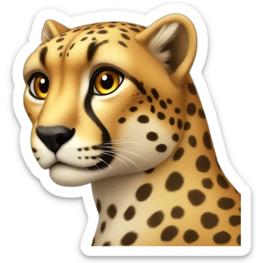 Cheetah sticker