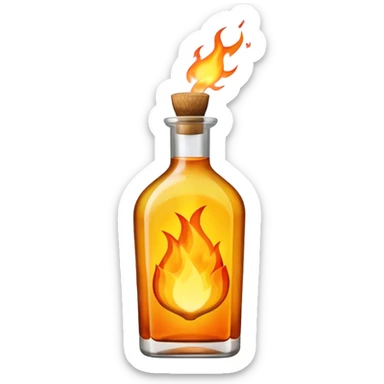 Cocktail molotov sticker