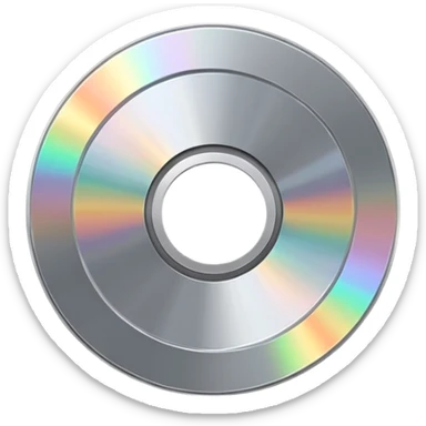 CD disk sticker