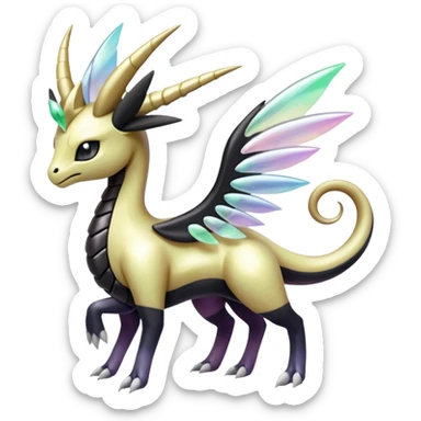 Meloetta-Giratina-Palkia-Pokémon-Fakémon-fusion-hybrid-creature sticker