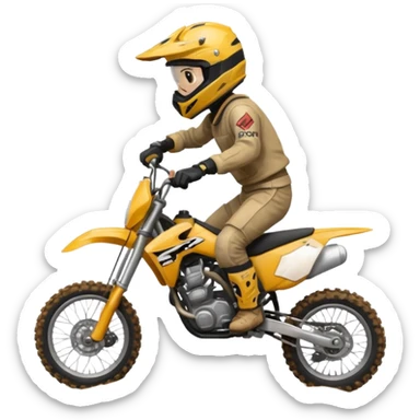 moto cross sticker