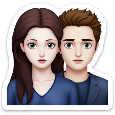 Twilight Edward Cullen and Bella Swan sticker