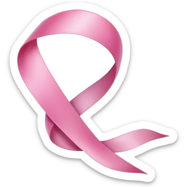 pink ribbon sticker